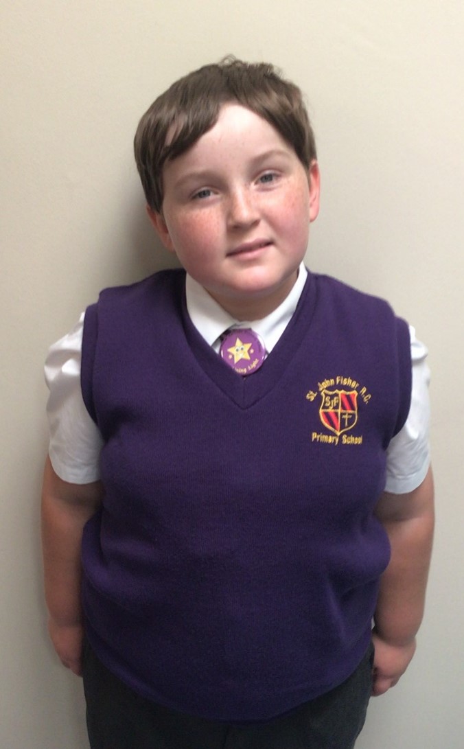 I am Harry-Les and I am pleased to be a Shining Light because it is a huge responsibility that I intend to take seriously. I will be an excellent role model to the younger and older children in school and I will lead by example with good behaviour at all times.